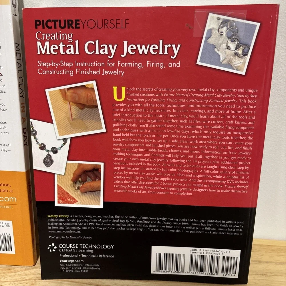 Metal Clay‎ Jewelry Making Books Lot Of 2